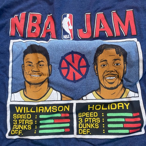 NBA New Orleans Pelicans “NBA Jam” Tee - Picture 2 of 5